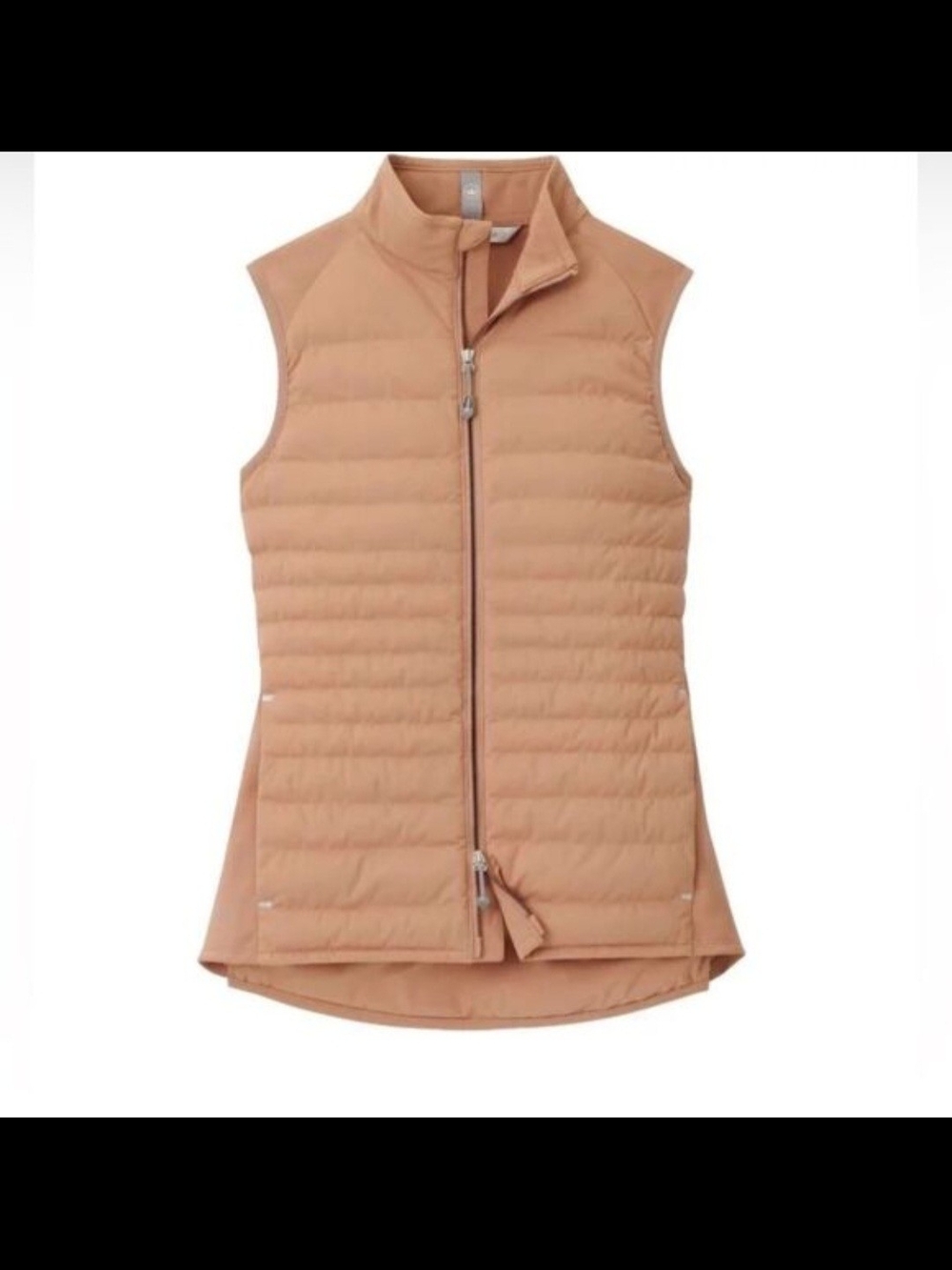 NWT Peter Millar Women's Quilted Sleeveless Vest in Camel